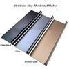 Etlegor Aluminum Alloy Wall Hanging Shelves, Built-in Illuminated LED Light and Transformer Wall Hanging Creative Bookshelf Simple Metal Clapboard Strong Load-Bearing Easy to Install view 2