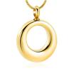 SHEIL Circle of Life Cremation Necklace for Ashes for Human/Pet Stainless Steel Memorial Urn Jewelry Free Engraving view 1