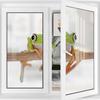 White Green Window Film No Glue Privacy Glass Film Red Eyed Frog Between Exotic Tree Removable Static Cling Window Film Stickers Animal 35.4Wx78.7L-inch x2 Pcs view 1