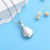 SHEIL Friend Keepsake Jewelry for Dog/Cat Paw Teardrop Cremation Urn Necklace Hold Pet Ashes Memorial Pendant Engravable view 3