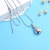 SHEIL Friend Keepsake Jewelry for Dog/Cat Paw Teardrop Cremation Urn Necklace Hold Pet Ashes Memorial Pendant Engravable view 4