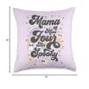 Mama of Miss Four Ever Spooky 4th Birthday Party Halloween Throw Pillow view 4