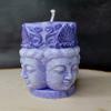 Buddha candle, Lucky Buddha candle (Pink) view 3