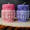 Buddha candle, Lucky Buddha candle (Pink) view 4