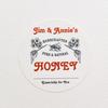 PERSONALIZED HONEY LABELS - 2" Round / 2 1/2" Round / 2" Square - White or Kraft - Sets of 18 with options for 25 and 50 (2" ROUND WHITE) view 2