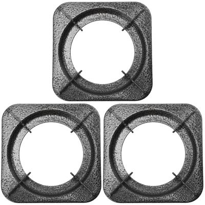 3pcs Gas Stove Bracket Kitchen Stove Accessory Wok Support Ring Iron Stove Holder Cast Iron Wok Ring Durable Wok Ring Gas Stove Accessory Stove Rack Stove Burner Grate