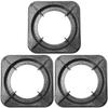 3pcs Gas Stove Bracket Kitchen Stove Accessory Wok Support Ring Iron Stove Holder Cast Iron Wok Ring Durable Wok Ring Gas Stove Accessory Stove Rack Stove Burner Grate view 1