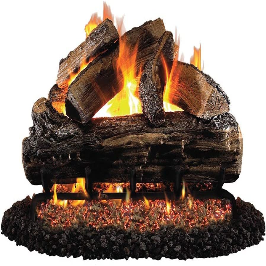 Peterson Real Fyre 24-inch Split Oak Gas Logs (Logs Only, No Burner)
