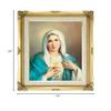 16" x 20" GOLD FRAMED ARTWORK PRINT ART RELIGIOUS IMMACULATE HEART OF MARY ST. MARY view 2