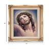 16" x 20" GOLD FRAMED ARTWORK PRINT ART RELIGIOUS SUFFERING JESUS CHRIST ON THE CROSS view 2