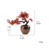 UNNS Artificial Plants Artificial Bonsai Maple Tree Decoration Living Room Entrance Zen Table Decoration Hotel Simulation Tree Micro Landscape Decoration Artificial Bonsai Tree view 2