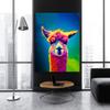Sense Canvas Alpaca 9 Canvas Art - Home Decor Wall Art Print Poster Painting Large 30x40 / 1.5" view 2