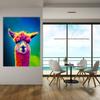 Sense Canvas Alpaca 9 Canvas Art - Home Decor Wall Art Print Poster Painting Large 30x40 / 1.5" view 3