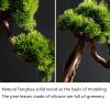 UNNS Artificial Plants Bonsai Tree, Fake Plants Tree Cedar Bonsai Tree Decoration for Home Desk Office Bathroom Kitchen Farmhouse Indoor/Outdoor Artificial Bonsai Tree view 3
