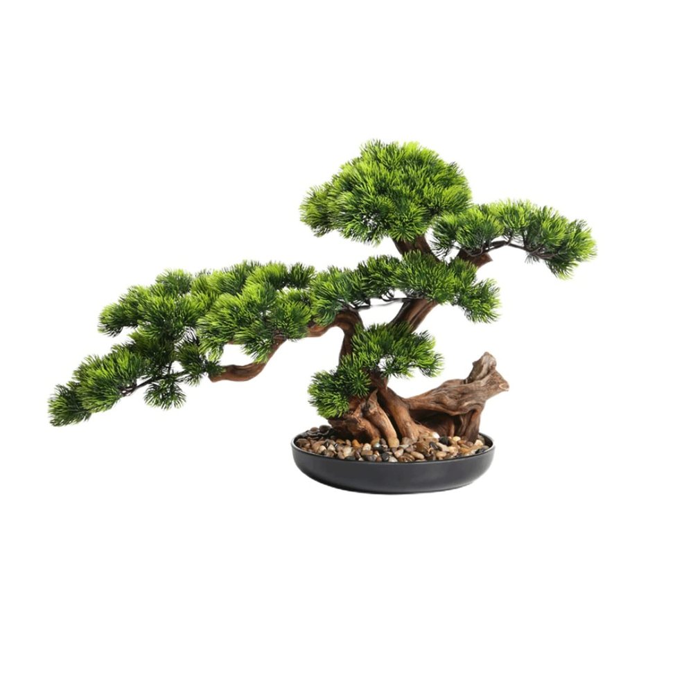 Artificial Plants Artificial Bonsai Tree, Simulation Pine Tree Potted Plant, Office DIY Decorative Bonsai, Fake Green Plant Decoration Artificial Plants, For Desktop Display Artificial Bonsai Tree