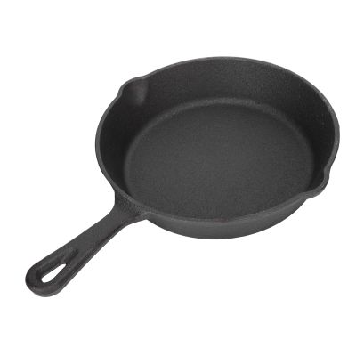10cm Cast Iron Skillet, Frying Pan Pre Seasoned Oven Safe Cookware Heavy Duty Cast Iron Pan with Drip Spouts for Camping Indoor and Outdoor Cooking(10cm)