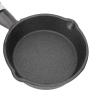 10cm Casting Iron Pan with Wood Handle,Cast Iron Skillet Frying Pan,Egg Frying Pan Mini Flat Bottomed Pancake Pan,Oven Safe Cookware for Indoor Outdoor Use, Grill, Stovetop, Cast Iron Skillet Fr view 4