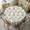 Kazynee Retro West Cowboy Round Tablecloth - 70" - Rustic Desert Wild West Cowboy Ride Horse Decorative Fabric Table Cover for Outdoor and Indoor Use view 3