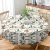 Kazynee Retro West Cowboy Round Tablecloth - 70" - Rustic Desert Wild West Cowboy Ride Horse Decorative Fabric Table Cover for Outdoor and Indoor Use view 4