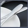 China Soup Spoons Flat-bottomed Spoon, Stainless Steel Spoon, Long Handle, Creative Household Adult Eating Spoon, Children's Small Spoon, Spoon Spoon, 10 pieces Versatile spoon (Size : Medium) view 3