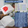 14 Packs 3D Airclean Bags Replacement for Miele FJM Vacuum Cleaner Bags,Compact C1, Compact C2, Complete C1, S241, S290, S300i, S500, S700, S4, S6 Series, Replaces Part 10123220 view 2