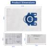 14 Packs 3D Airclean GN Vacuum Cleaner Bags Replacement for Miele Classic C1, Complete C1,Complete C2,Complete C3 S227 S240 S270 S400 S2 S5 S8 Series with 4 Motor Protection Filters,4 AirClean Filters view 3