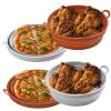 2 Pcs Foldable Air Fryer Silicone Pot, 8.5 Inch Air Fryer Silicone Liners, Reusable Air Fryer Oven Accessories Silicone Basket Bowl, Heat Resistant Easy Cleaning Round Liner Fit for 5 Qt or Bigger view 1