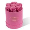 NATROSES 7 Piece Preserved Roses in a Box, Preserved Flowers for Birthday, Flower Gifts for Mothers Day (Pink) view 1