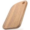 Hemoton Wooden Chopping Board Multi-functional Meat Vegetable Cutting Board Practical Hole Design for Easy Storage Safe for Direct Food Contact for Home Kitchen Use view 1