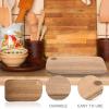 Hemoton Wooden Chopping Board Multi-functional Meat Vegetable Cutting Board Practical Hole Design for Easy Storage Safe for Direct Food Contact for Home Kitchen Use view 4