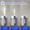 Stainless Steel Humidifier for Bedroom & Large Room,4L Easy to Clean Cool Mist Humidifier, Mold Free & Dishwasher Safe Water Tank, Essential Oil Diffuser for Baby Nursery, Plants, Home view 4
