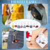 Taiyin 36 Pcs Hockey Keychain Bulk Party Favors Sports Ball Key Chains Sport Party Supplies Funny Keyring Gifts for Birthday Player Team, 9 Design view 3