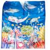 Tent for IKEA Kura Bed for Children | Kids Play or Sleep Fort for Indoors | Kids Tent | Kura Bunkbed Not Included | Back to School Decor | Under The Sea Pattern view 1