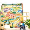 Tent for IKEA Kura Bed for Children | Kids Play or Sleep Fort for Indoors | Kids Tent | Kura Bunkbed Not Included | Back to School Decor | Dinosaur Pattern view 2