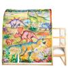 Tent for IKEA Kura Bed for Children | Kids Play or Sleep Fort for Indoors | Kids Tent | Kura Bunkbed Not Included | Back to School Decor | Dinosaur Pattern view 4