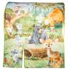 Tent for IKEA Kura Bed for Children | Kids Play or Sleep Fort for Indoors | Kids Tent | Kura Bunkbed Not Included | Back to School Decor | Dinosaur Pattern | Woodland Pattern view 1