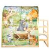 Tent for IKEA Kura Bed for Children | Kids Play or Sleep Fort for Indoors | Kids Tent | Kura Bunkbed Not Included | Back to School Decor | Dinosaur Pattern | Woodland Pattern view 4