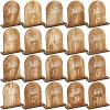 Chunful 20 Pcs Wedding Wooden Table Numbers with Wooden Base Rustic Wedding Centerpieces for Tables Number Sign for Banquet Restaurant Party Decor(Fresh Style) view 1
