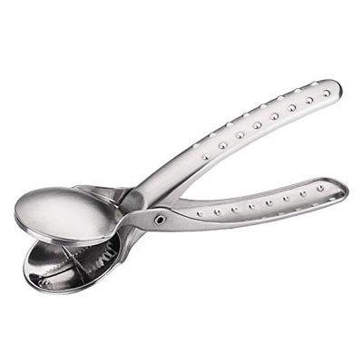 TOMYEUS Pecan Nut Cracker 2-in-1 Walnut Clip Chestnut Clip Nut Cracker Opener Sheller Walnut Pliers Metal Cutter Kitchen Nut Sheller Clip Tool Clamp Walnut Plier Opener Tool