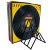 File Folder Rack Magazine Holder - Vinyl Record Storage Display Stand Metal Newspaper Book and LP Album Organizer Display view 3
