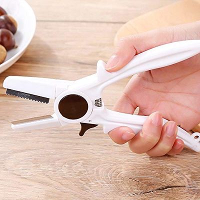 TOMYEUS Pecan Nut Cracker Portable Nut Cracker Kitchen Gadgets Tool Sheller Walnut Opener Plier Metal Opener Nutcracker Kitchen Accessories Walnut Plier Opener Tool