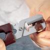 TOMYEUS Pecan Nut Cracker Stainless Steel Chestnut Clip New Creative Plastic Stainless Steel Walnut Clip Sheller Chestnut Walnut Opener Kitchen Tool Walnut Plier Opener Tool (Color : Sky Blue) view 3