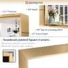 Keonjinn Gold Bathroom Mirror 24 x 36 Inch, Brushed Gold Wall Mirror, Metal Framed Rectangular Mirrors for Bathroom, Rectangle Vanity Mirrors with Aluminum Alloy Frame(Horizontal/Vertical) view 3