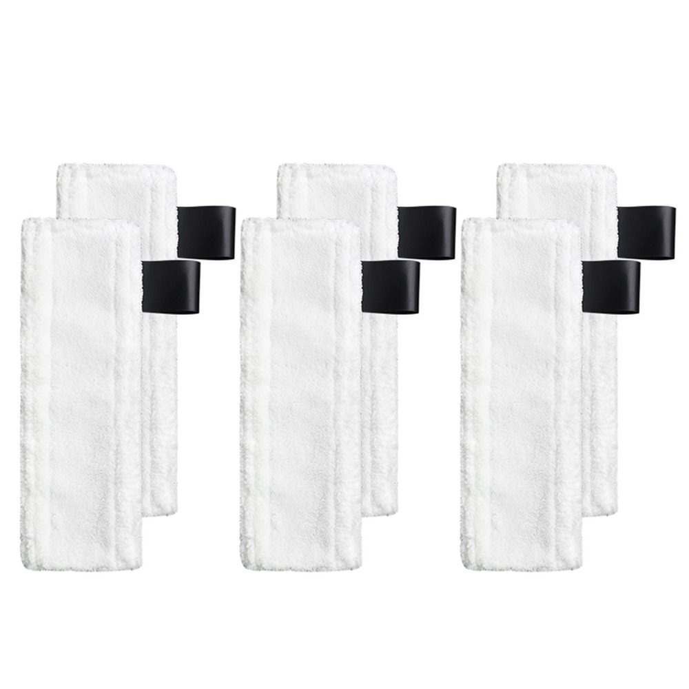 Steam Mop Replacement Pads Compatible for Karcher SC Steam Cleaner Microfiber Mop Cloth Steam Pocket Mop Pads Set for SC Floor Nozzle SC2 SC3 SC4 SC5(6 Mop Cloth)