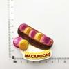 Delicious Food 3D Macaroons Fridge Magnet Souvenir Gift,Resin Handmade Refrigerator Magnet Home & Kitchen Decoration Collection view 2