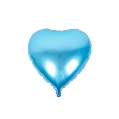 REALMAX Heart Foil Balloon (Pack of 10) (One Size) (Light Blue)