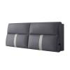 Headboard Backrest Large Wall Pillow Wedge Pillow for Headboard Bed Rest Lumbar Support Pad King Size Bolster Removable Cover for Dorm Bench Daybed,A,No headboard 78.7"/200cm view 1