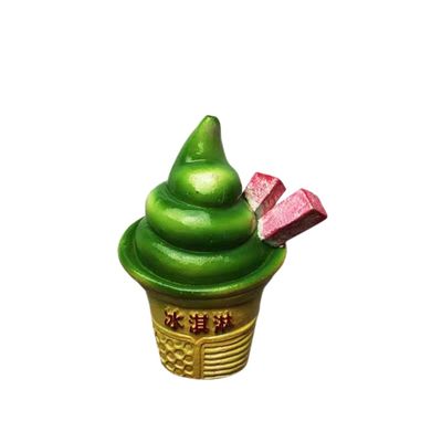 Delicious Food 3D Ice Cream Fridge Magnet Souvenir Gift,Resin Handmade Refrigerator Magnet Home & Kitchen Decoration Collection