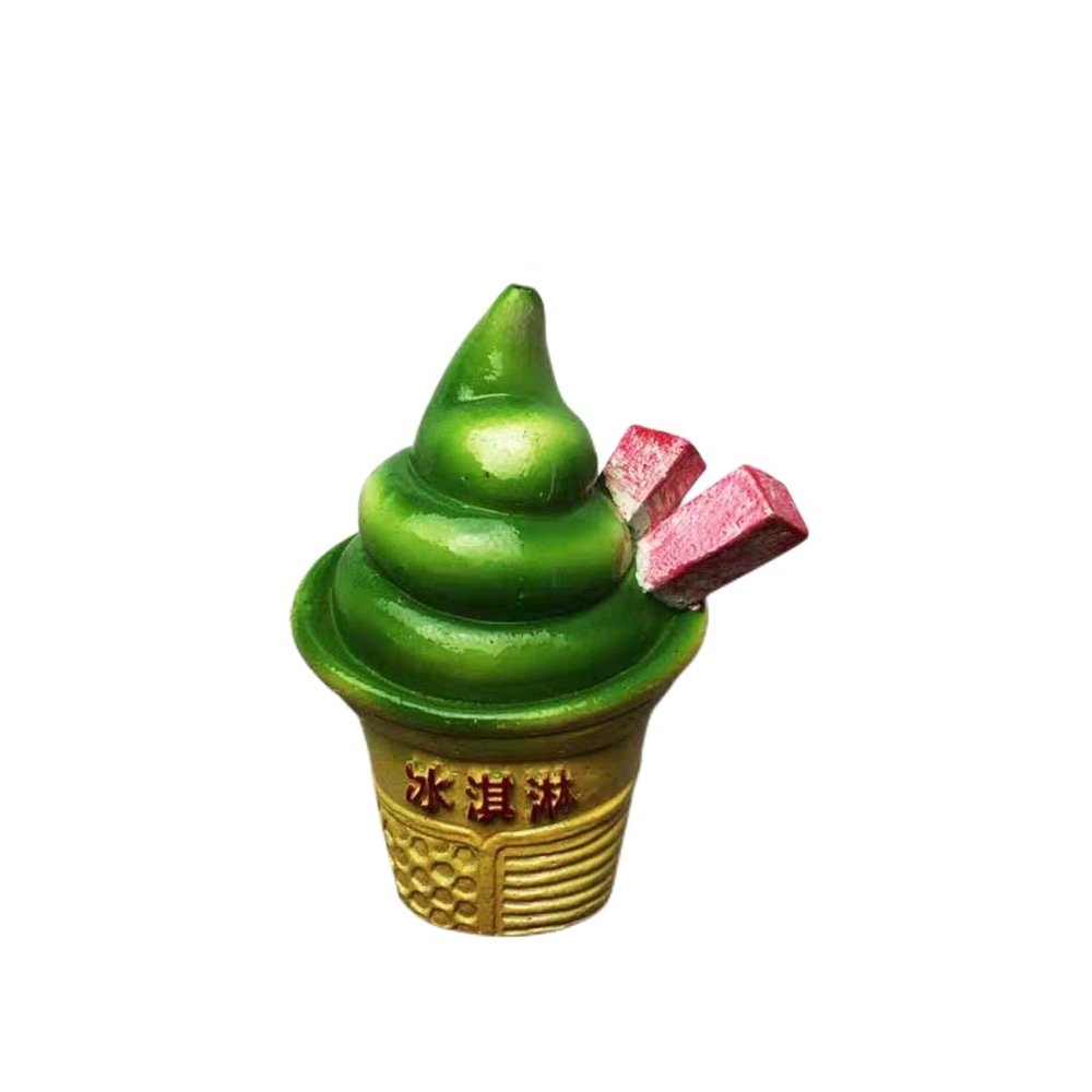 Delicious Food 3D Ice Cream Fridge Magnet Souvenir Gift,Resin Handmade Refrigerator Magnet Home & Kitchen Decoration Collection