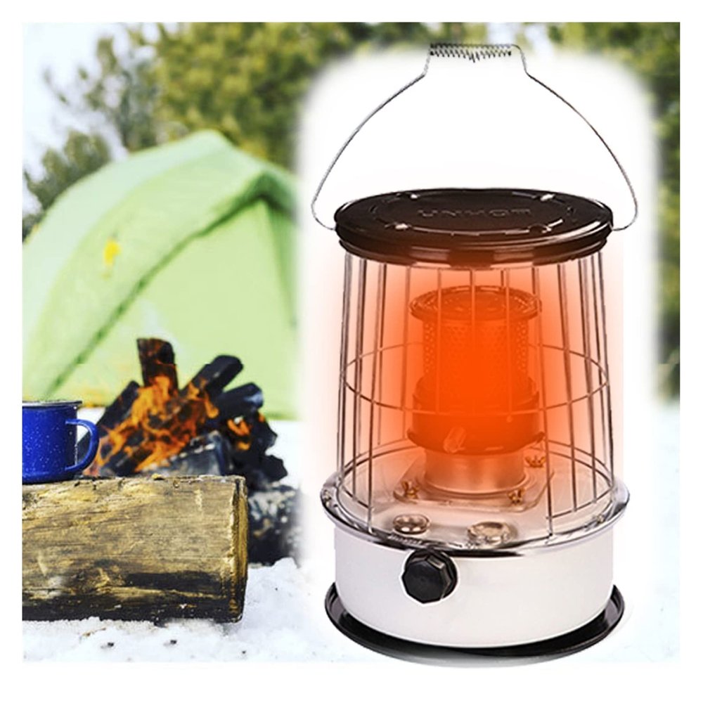 AMOCHO Kerosene Stove Space Heater5.3L Stainless Steel Lightweight Heater Stove,Backpack Stovewith Portable Handle, Camping Hiking Backpacking Picnic Burner Furnace
